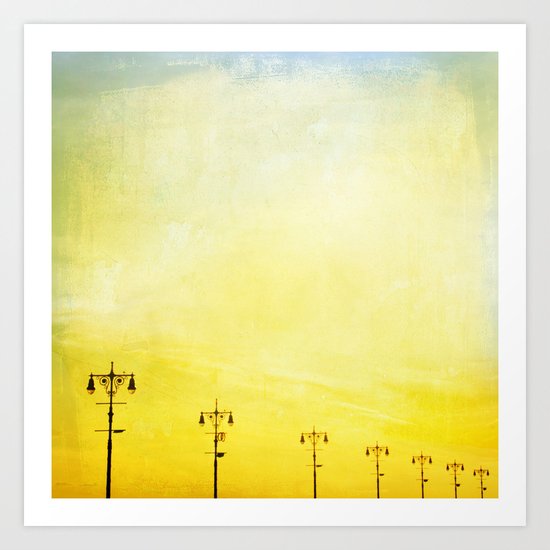 Coney Island Boardwalk Art Print