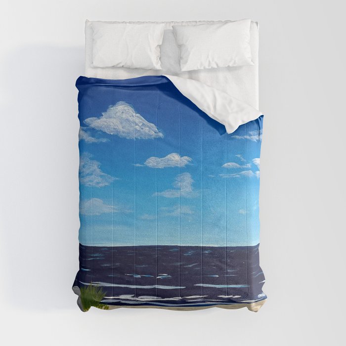 Summer Day at the Beach on Cape Cod Comforter