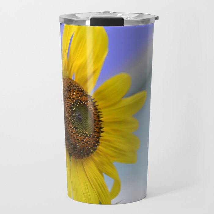 Summer Cottage Sunflower Travel Mug
