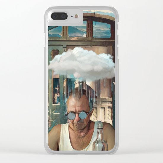 Clouds Clear iPhone Case