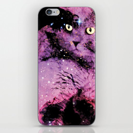Celestial Cat - The British Shorthair & The Pelican Nebula iPhone & iPod Skin