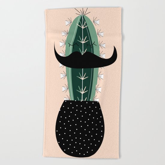 Mr. Succulent Beach Towel