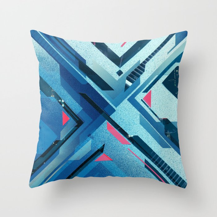 Geometric - Collage Love Throw Pillow