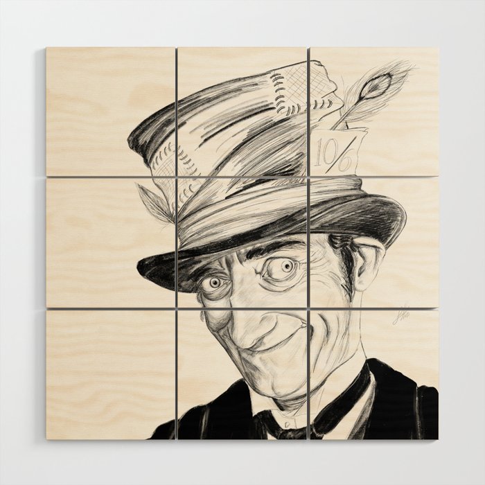 Mad Hatter Wood Wall Art