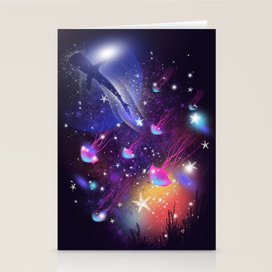 Cosmic Sea Stationery Cards