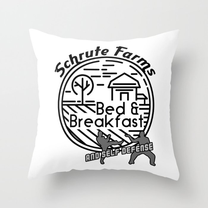 BnB and Self Defense Throw Pillow