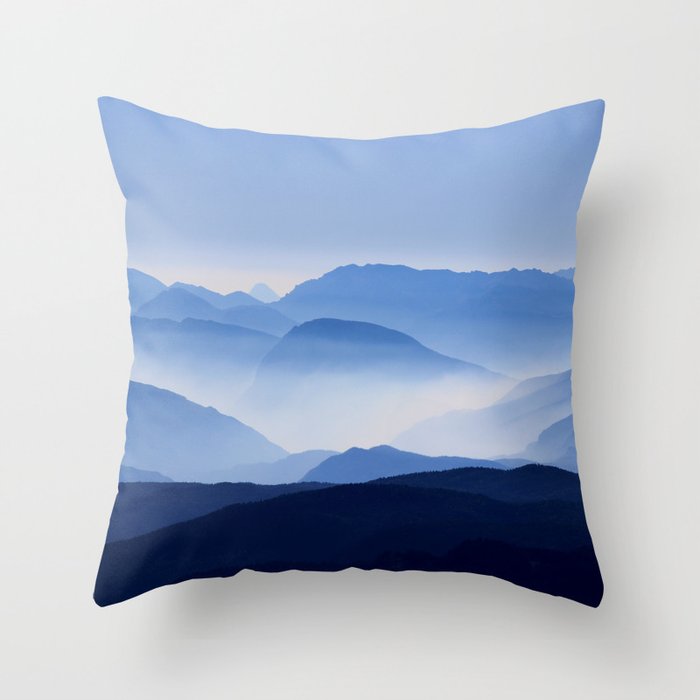 Mountain Shades Throw Pillow