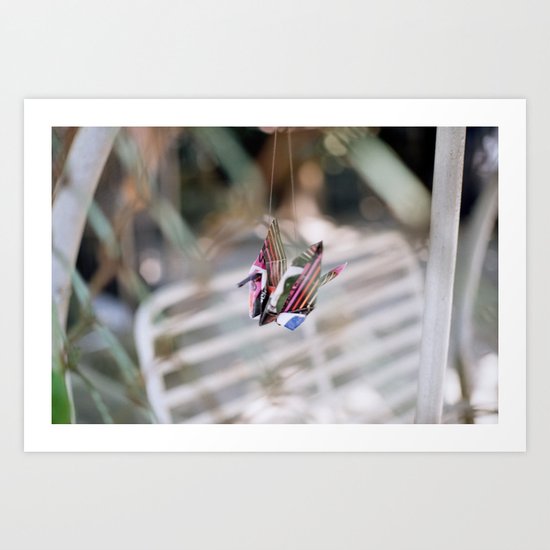 Origami Crane Art Print