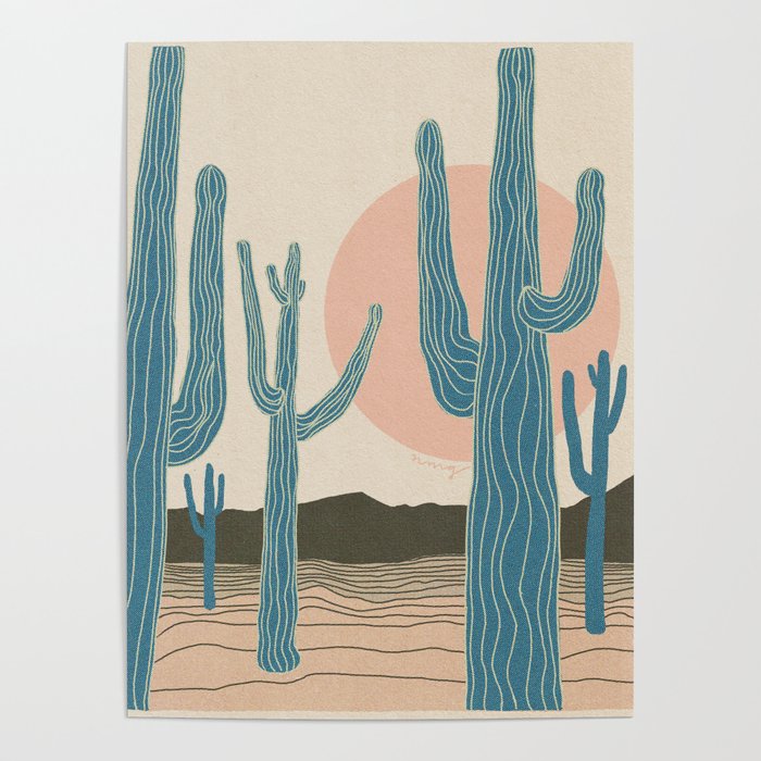 Desert Day Dreaming Poster