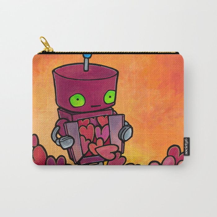 Robot - Overflowing with Endless Love Carry-All Pouch