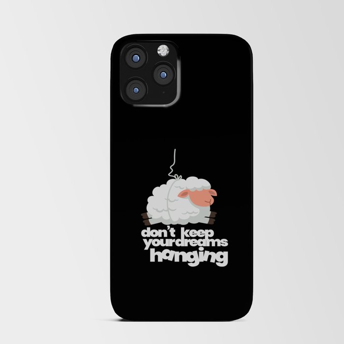 Keep Your Dreams Hanging Sheep Sleeping iPhone Card Case
