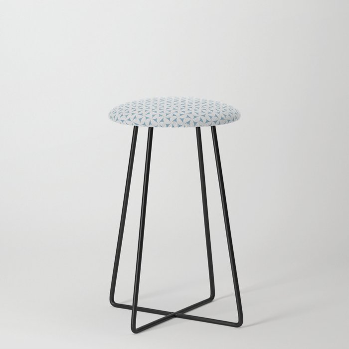 Patterned Geometric Shapes XXXII Counter Stool