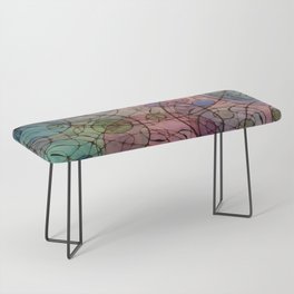 Neurographic in Purples One Bench