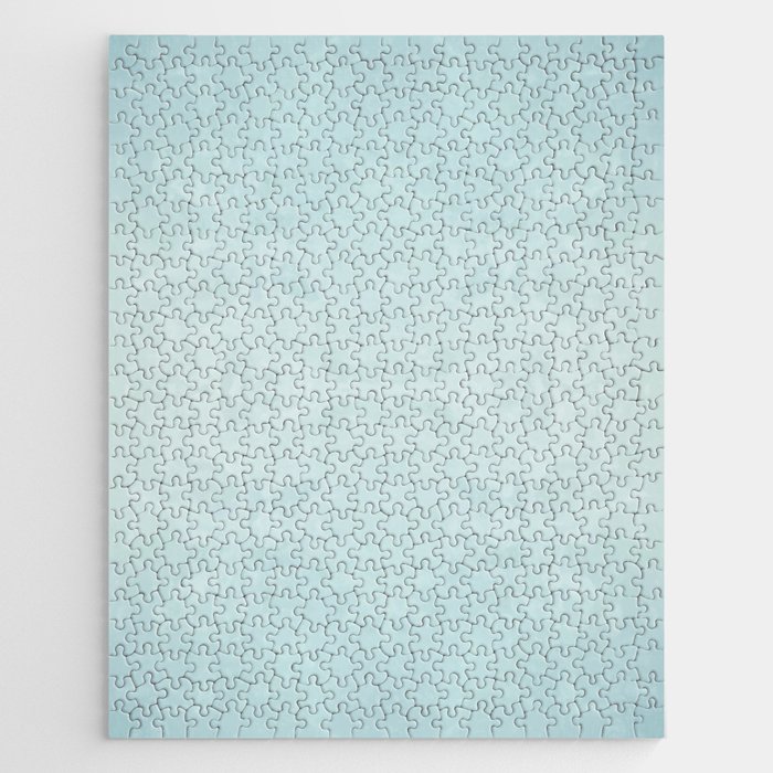 Beach Vibe Blues Abstract Jigsaw Puzzle