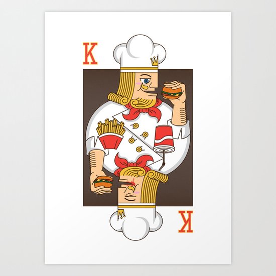 Burger King Art Print
