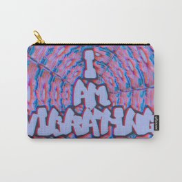 I am Vibrating Love Pink Carry-All Pouch