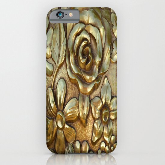 Golden Rose Pattern Art iPhone & iPod Case