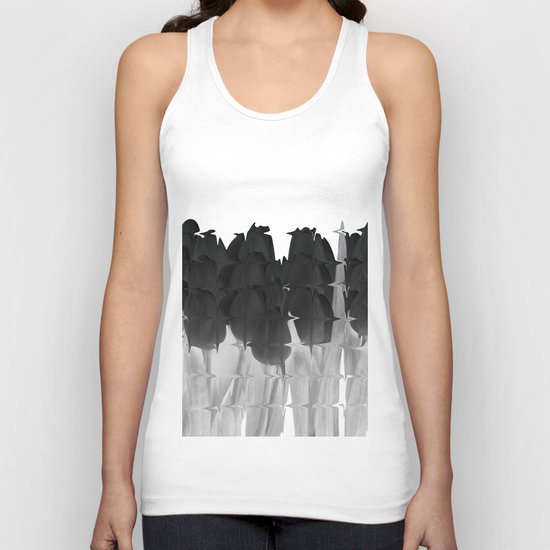 Black tulips Unisex Tank Top