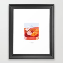 Cocktail Hour: Negroni Gerahmter Kunstdruck