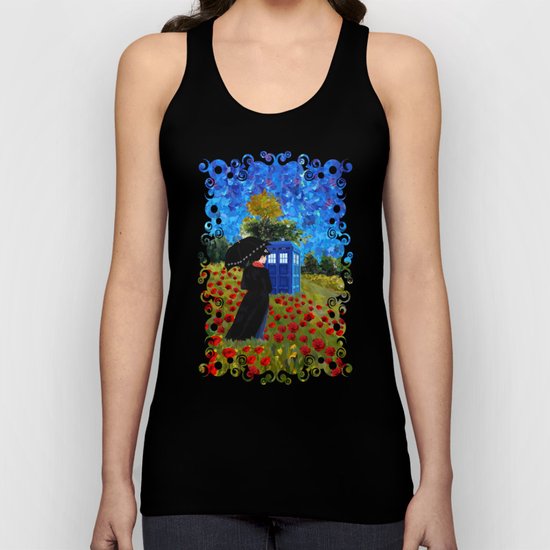 mary poppins and phone box at rose field iPhone 4 4s 5 5c 6, pillow case, mugs and tshirt Unisex Tank Top