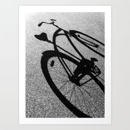 Shadow Bike Art Print