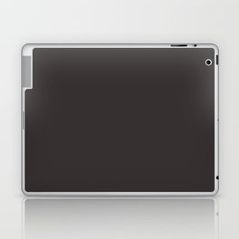 Dark Gray Brown Solid Color Pantone Espresso 19-1103 TCX Shades of Black Hues Laptop Skin