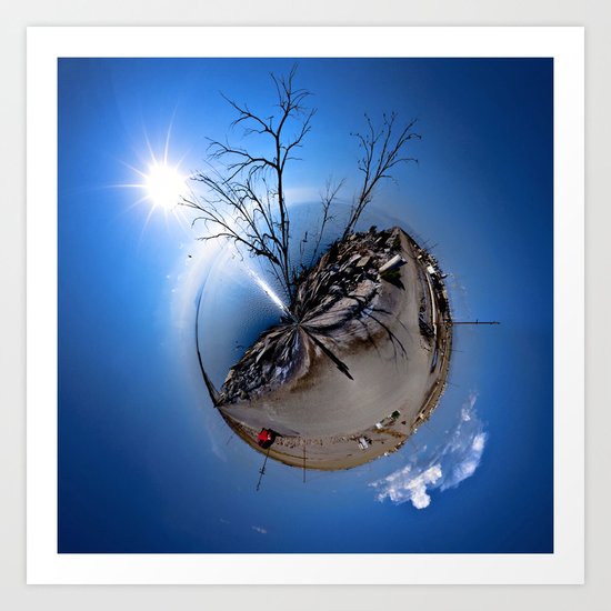 Polar Salton Sea Art Print