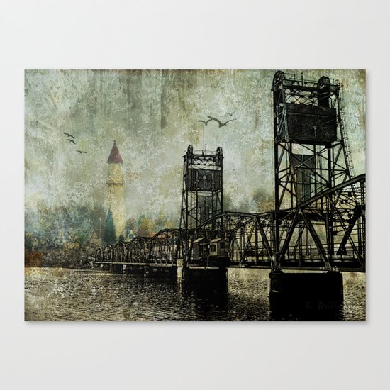 Beyond the Bridge Canvas Print