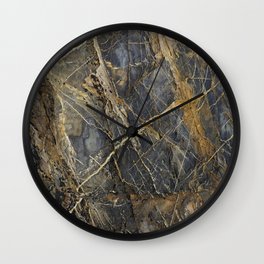 Natural Geological Pattern Rock Texture Wall Clock