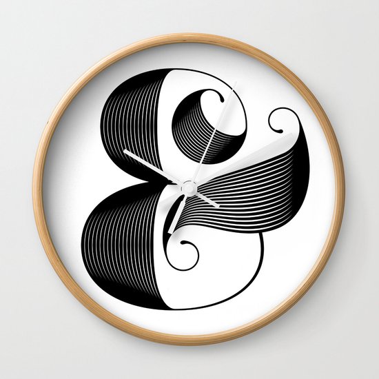 Ampersand Wall Clock