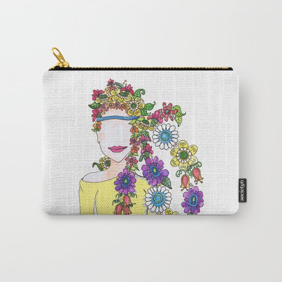 Eighties Girl Carry-All Pouch