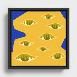 The crying eyes 9 Framed Canvas