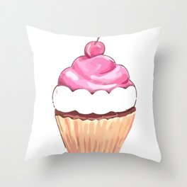 Cupcake Throw Pillow