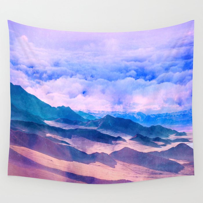 Blue Mountains Land Wall Tapestry