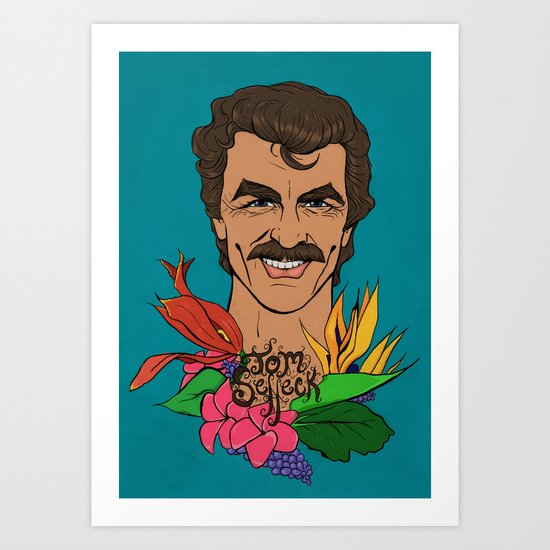 Mr. Selleck Art Print