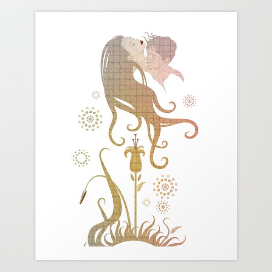 Blinded by selfishness Art Print