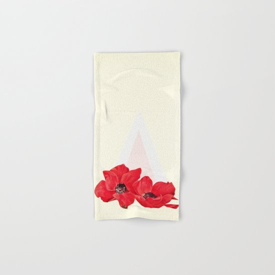 Floral Triangle Hand & Bath Towel