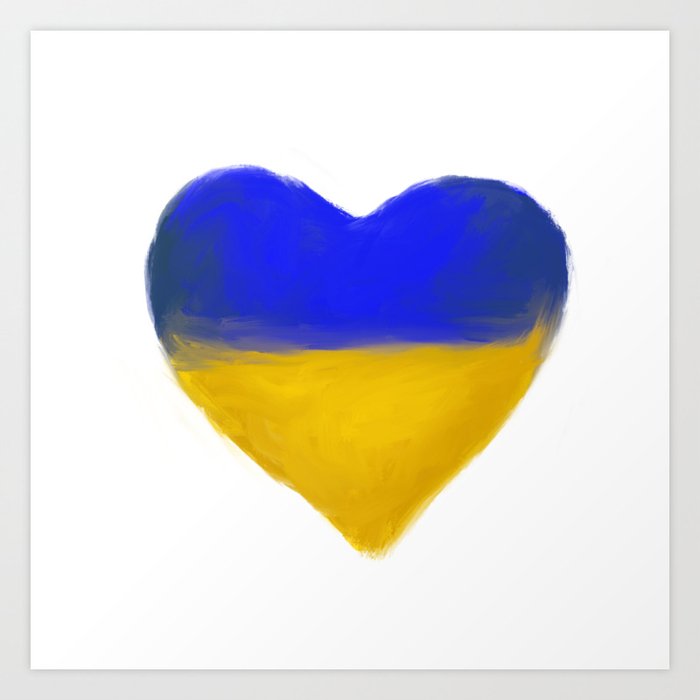 Love for Ukraine  Art Print