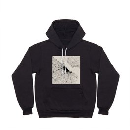 Buenos Aires, Argentica. Black and White City Map - Aesthetic Hoody