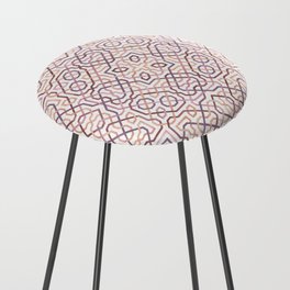 Pink lines Counter Stool