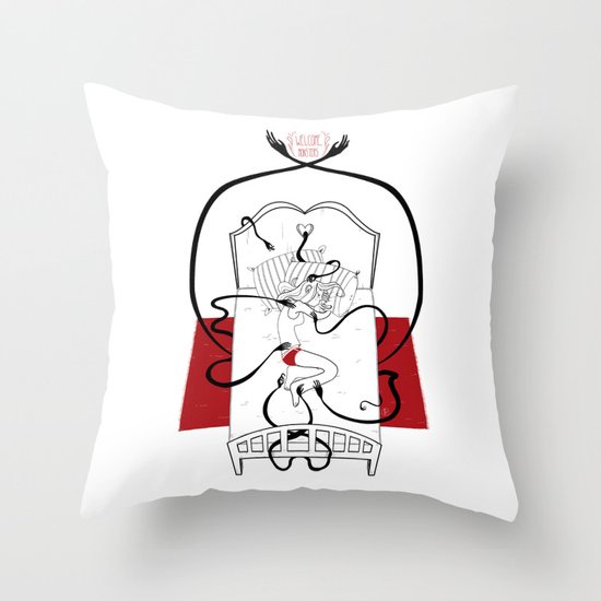 Welcome,Monsters Throw Pillow