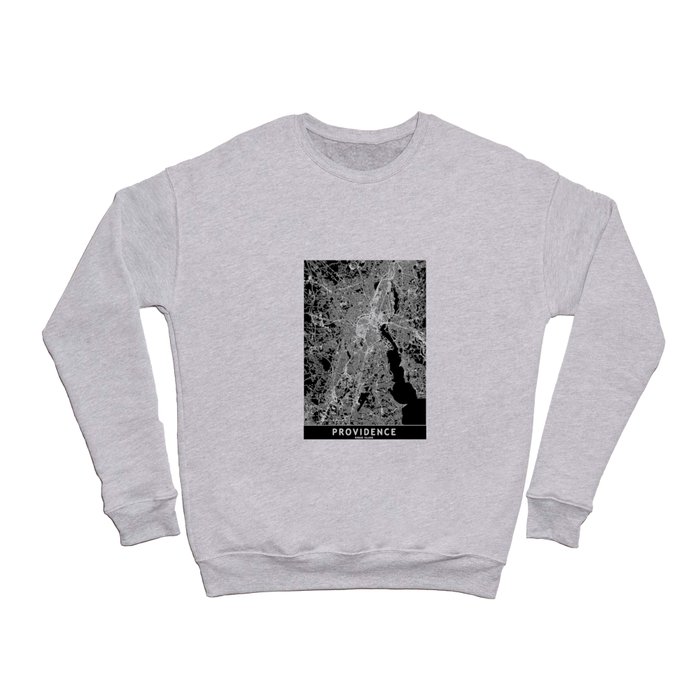 Providence Black Map Crewneck Sweatshirt