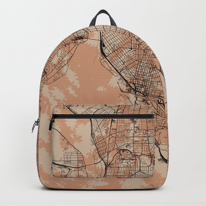 Buffalo - USA, Artistic Map Collage Backpack