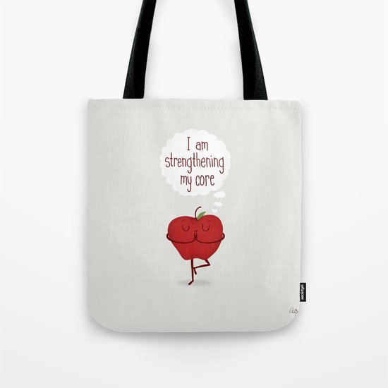 Apple Core Workout Tote Bag