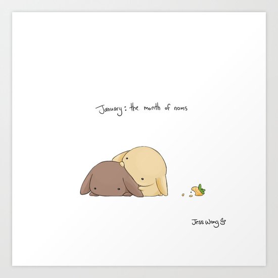 January Art Print