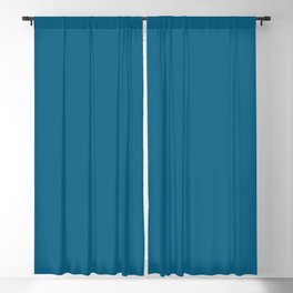 Dunn & Edwards 2019 Curated Colors Blue Velvet (Deep Blue) DET559 Solid Color Blackout Curtain
