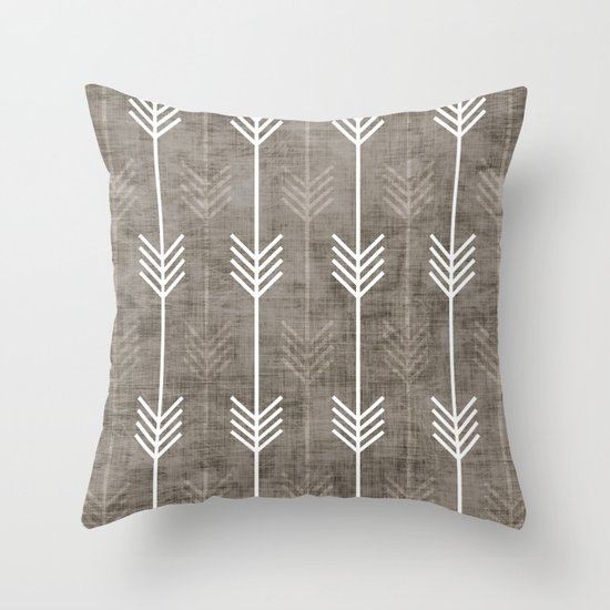 dirty arrows Throw Pillow