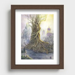 Le vieil arbre - The old tree Recessed Framed Print
