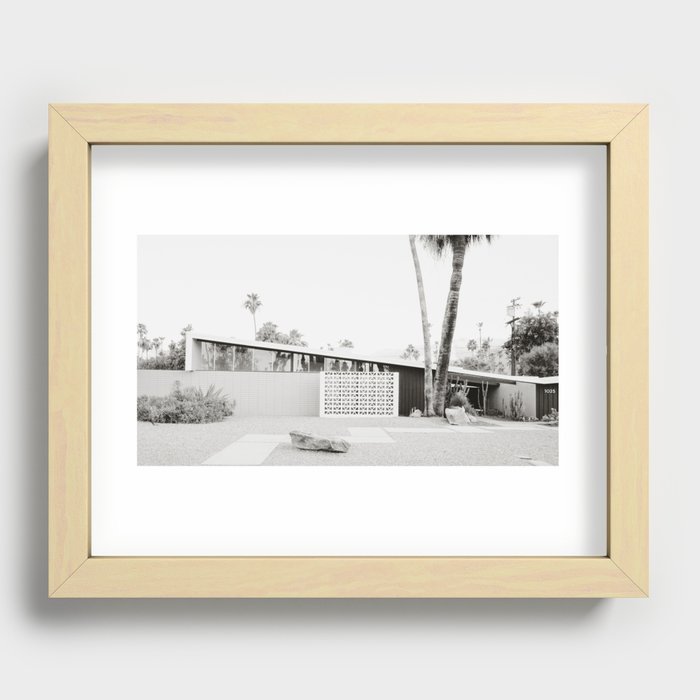 Palm Springs IV Recessed Framed Print