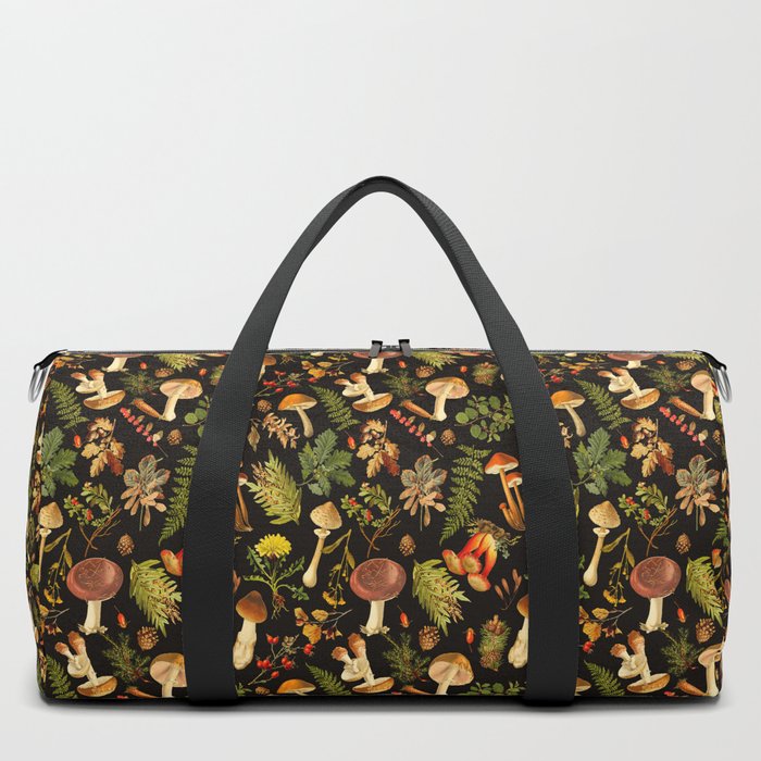 Vintage & Shabby Chic Standard Autumn Harvest Black by Art & Vintage & Love on Backpack 